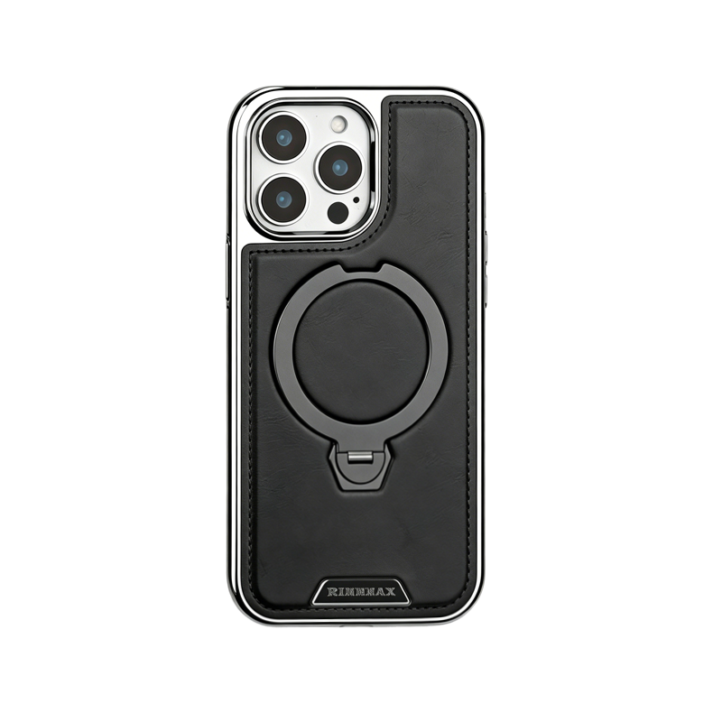 Magsafe iPhone Case With Stand Leather Style Coffee | PE260085 PADUCASE