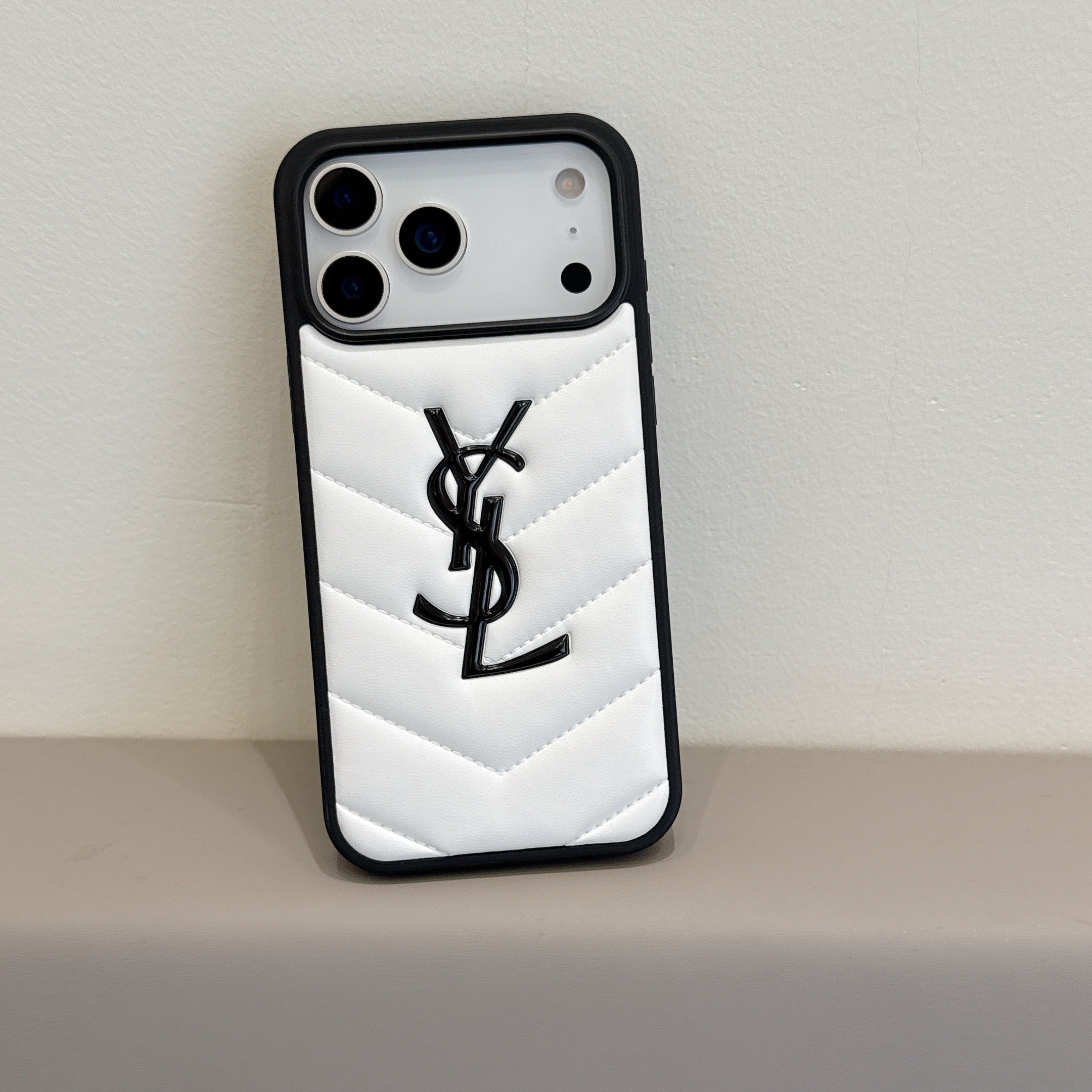 Leather YL Phone Case For iPhone white | PE2600106