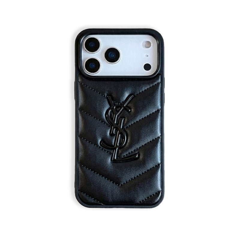 Leather YL Phone Case For iPhone black | PE2600105