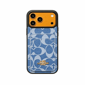 Leather CH Phone Case With Card Holder Design For iPhone Brown | PE260095