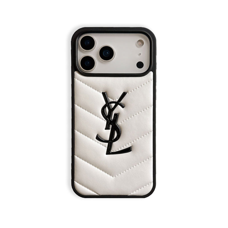 Leather YL Phone Case For iPhone white | PE2600106