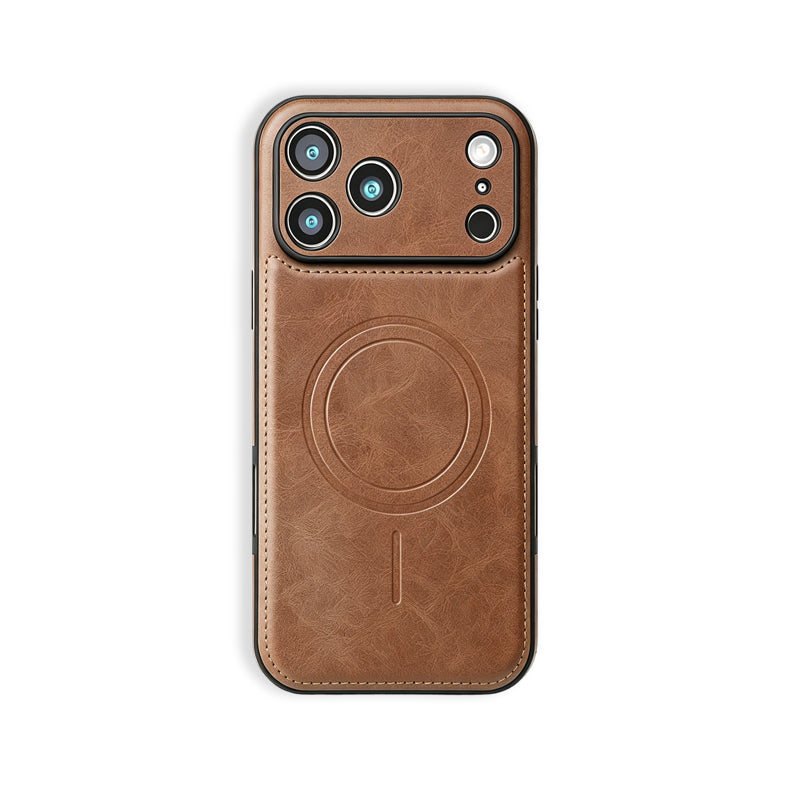 Leather Magsafe iPhone Case For iPhone 17 Series Coffee | PE260082 PADUCASE