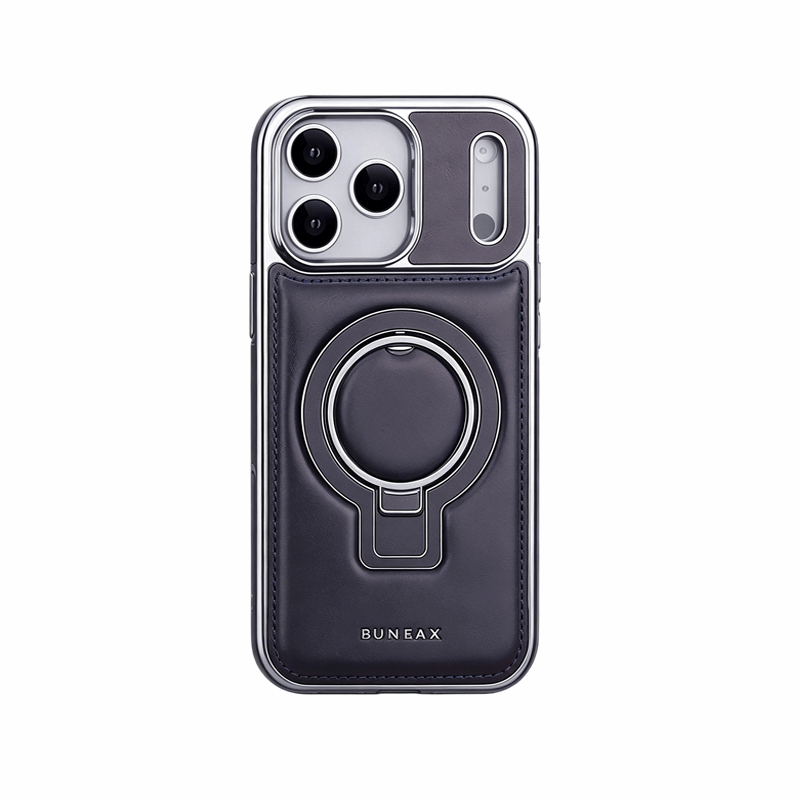 Leather Magsafe iPhone Case With Stand  For iPhone 17 Series Brown | PE260079 PADUCASE