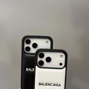 Leather B Phone Case For iPhone white | PE2600108