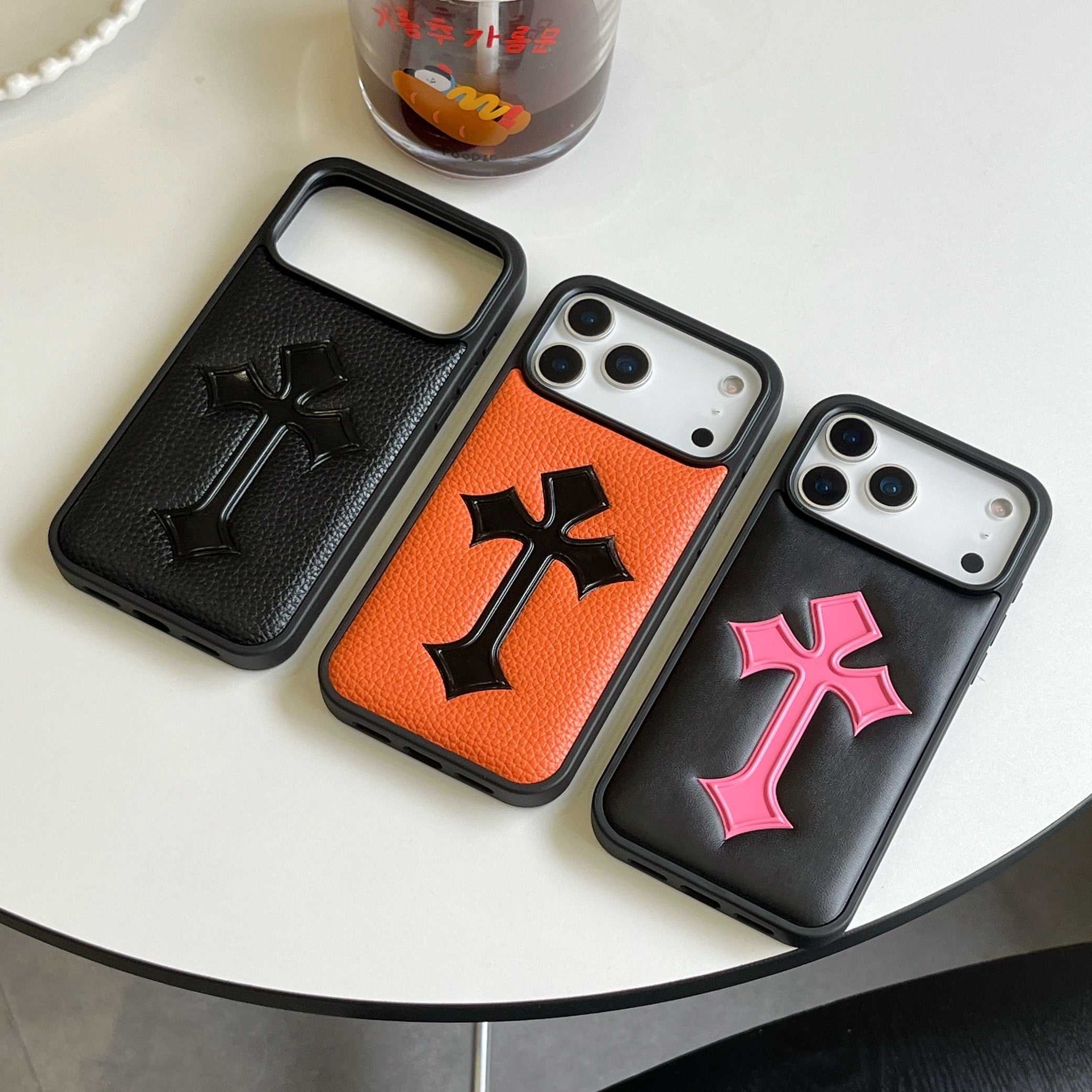 Leather CHS Phone Case For iPhone orange | PE2600114