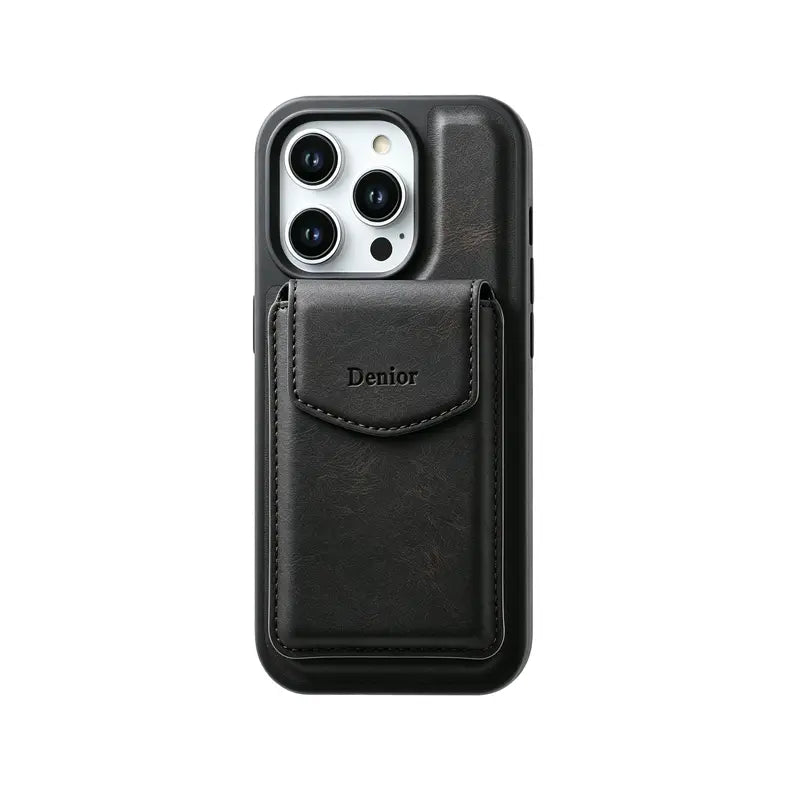 Blue PADUCASE MagSafe Wallet iPhone case with full protection, featuring a sleek design and integrated card holder.