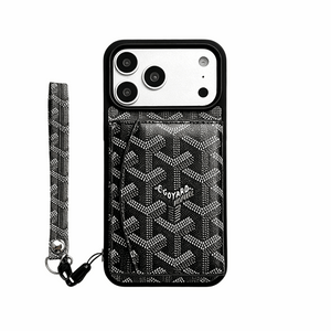 GD iPhone With Leather Case - Magnetic wallet and lanyard (White) | PE260088 PADUCASE