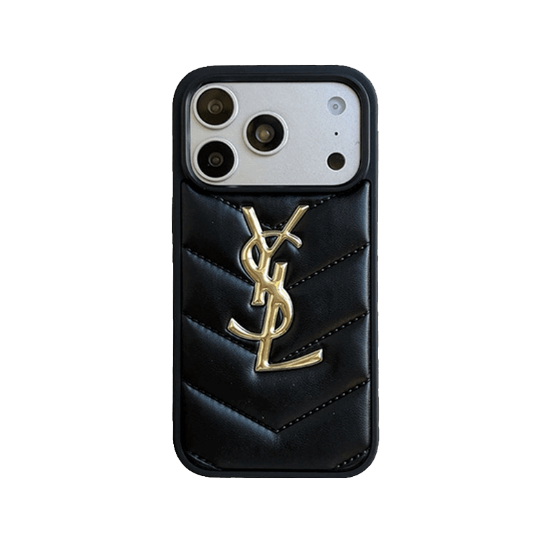Leather YL Phone Case For iPhone black | PE2600105