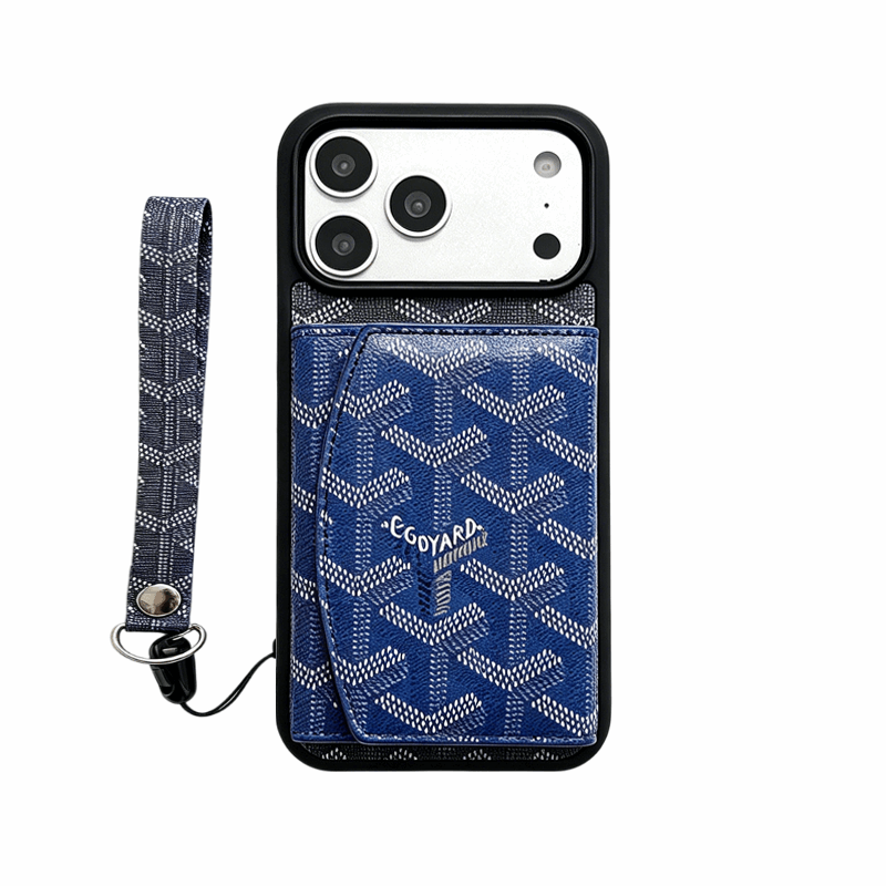GD iPhone With Leather Case - Magnetic wallet and lanyard (White) | PE260088 PADUCASE