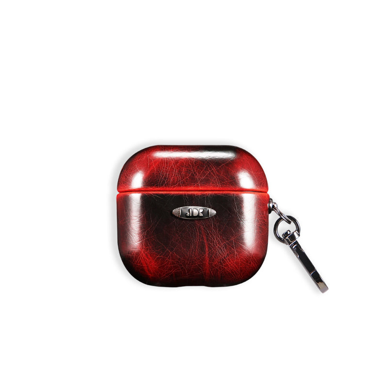 Leather Airpods Cases Red | PE260086 PADUCASE