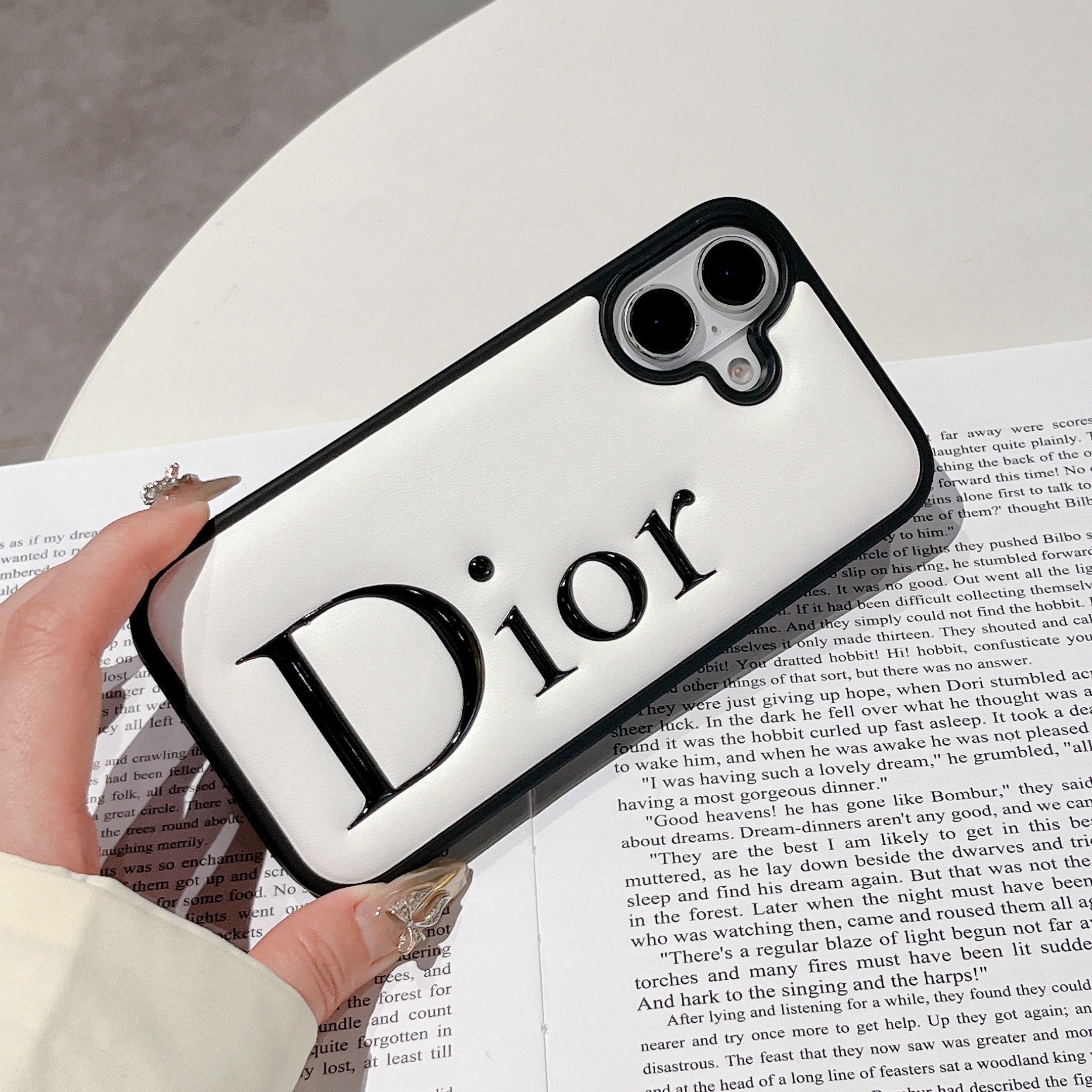 Leather CD Phone Case For iPhone white | PE2600111