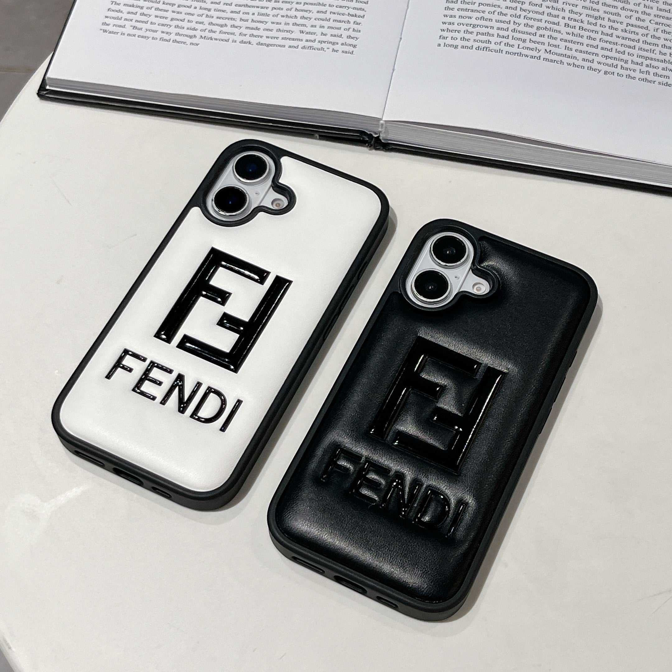 Leather FD Phone Case For iPhone white | PE2600112