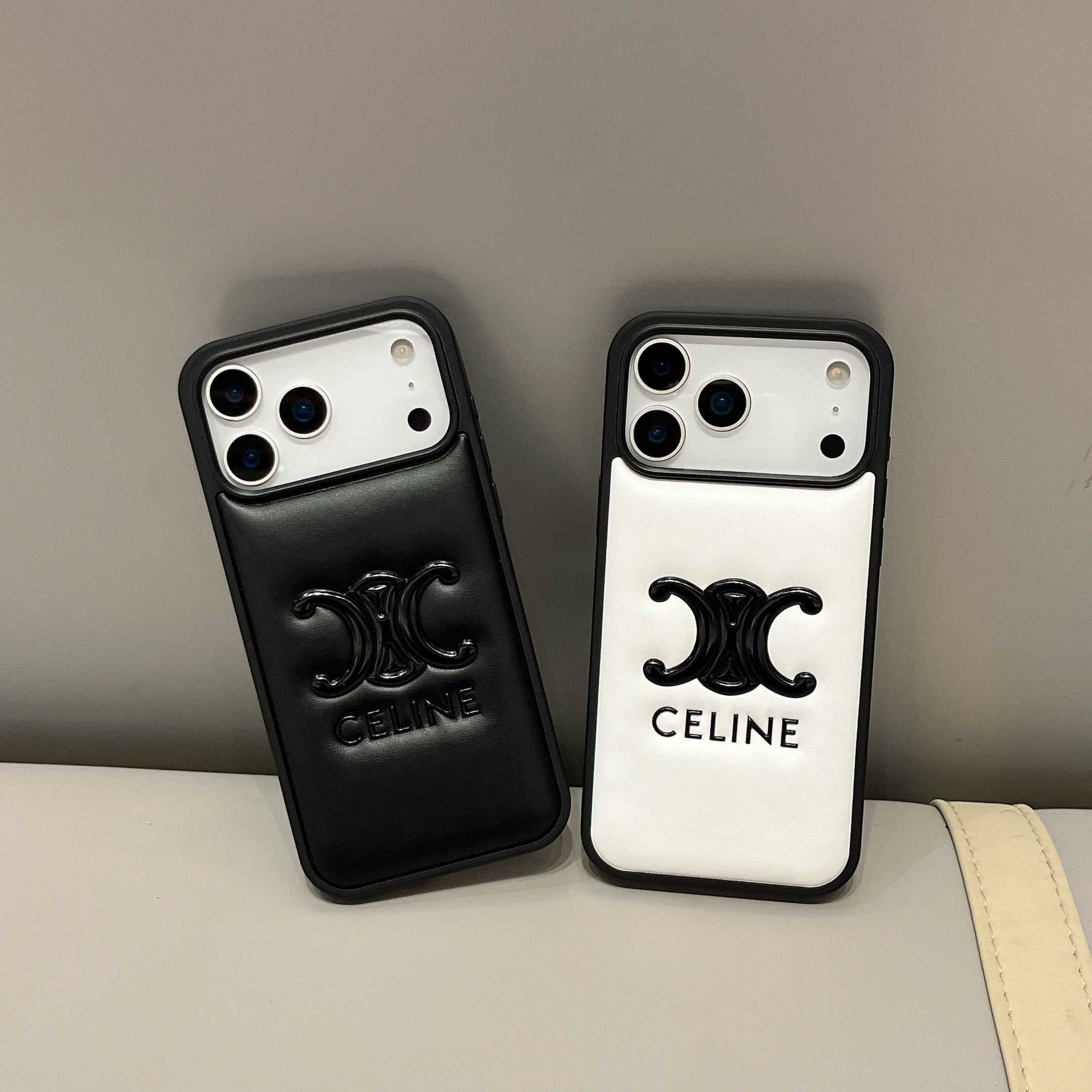 Leather CEL Phone Case For iPhone white | PE2600113
