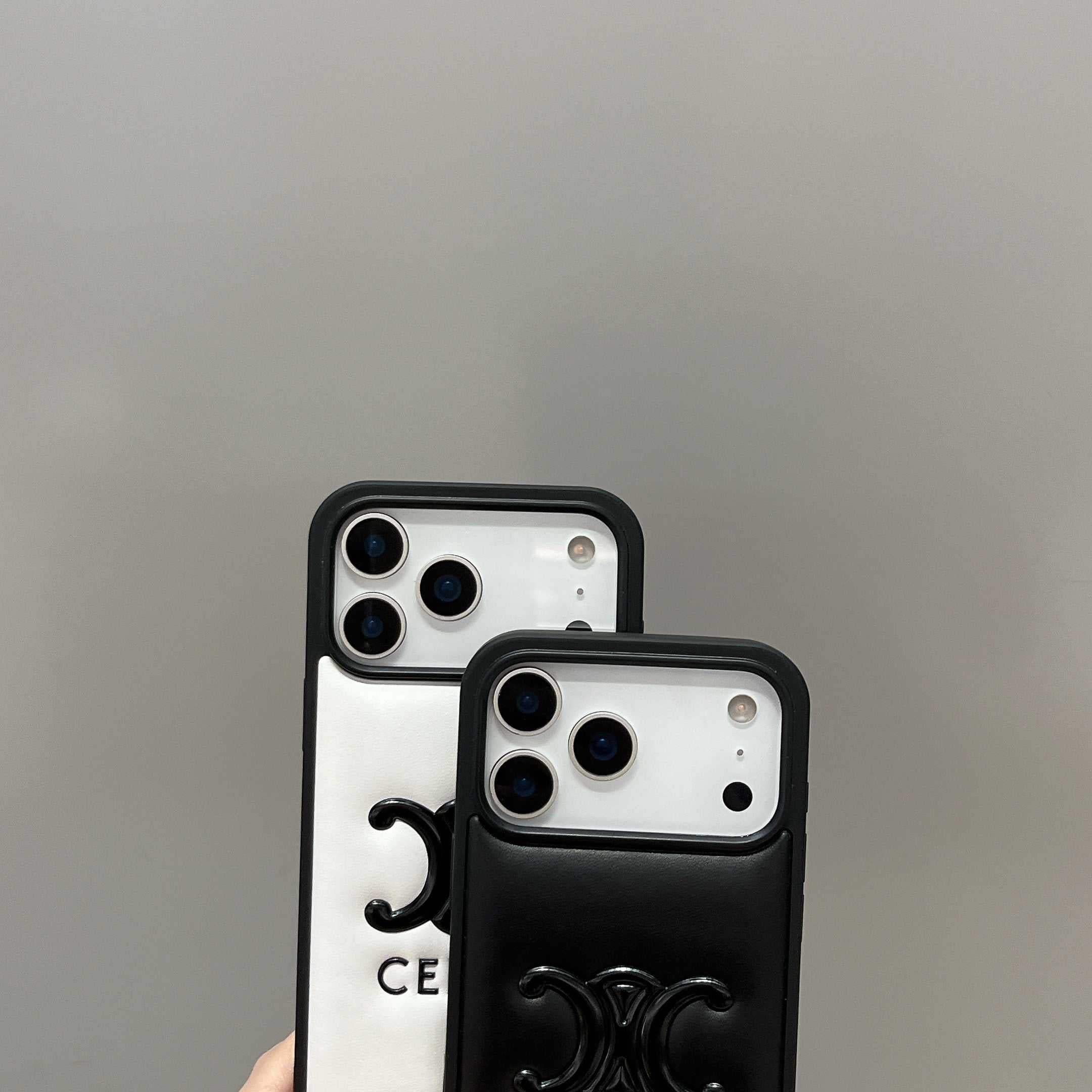 Leather CEL Phone Case For iPhone white | PE2600113