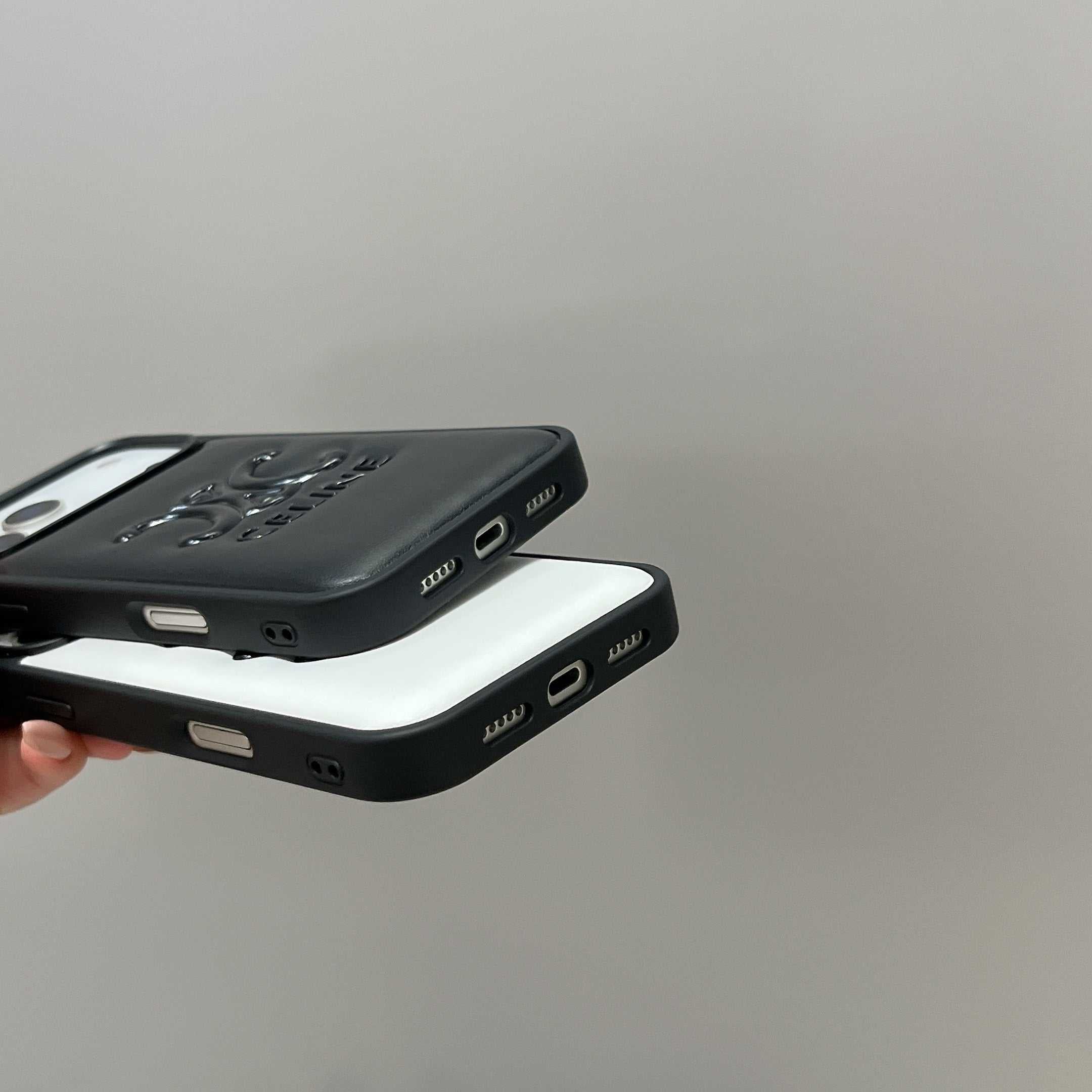 Leather CEL Phone Case For iPhone white | PE2600113