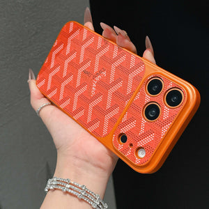 Classic Leather GD iPhone Case -Timeless Everyday Protection (Orange) | PE260092 PADUCASE