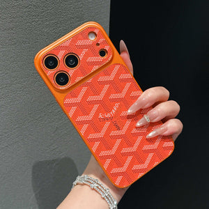 Classic Leather GD iPhone Case -Timeless Everyday Protection (Orange) | PE260092 PADUCASE
