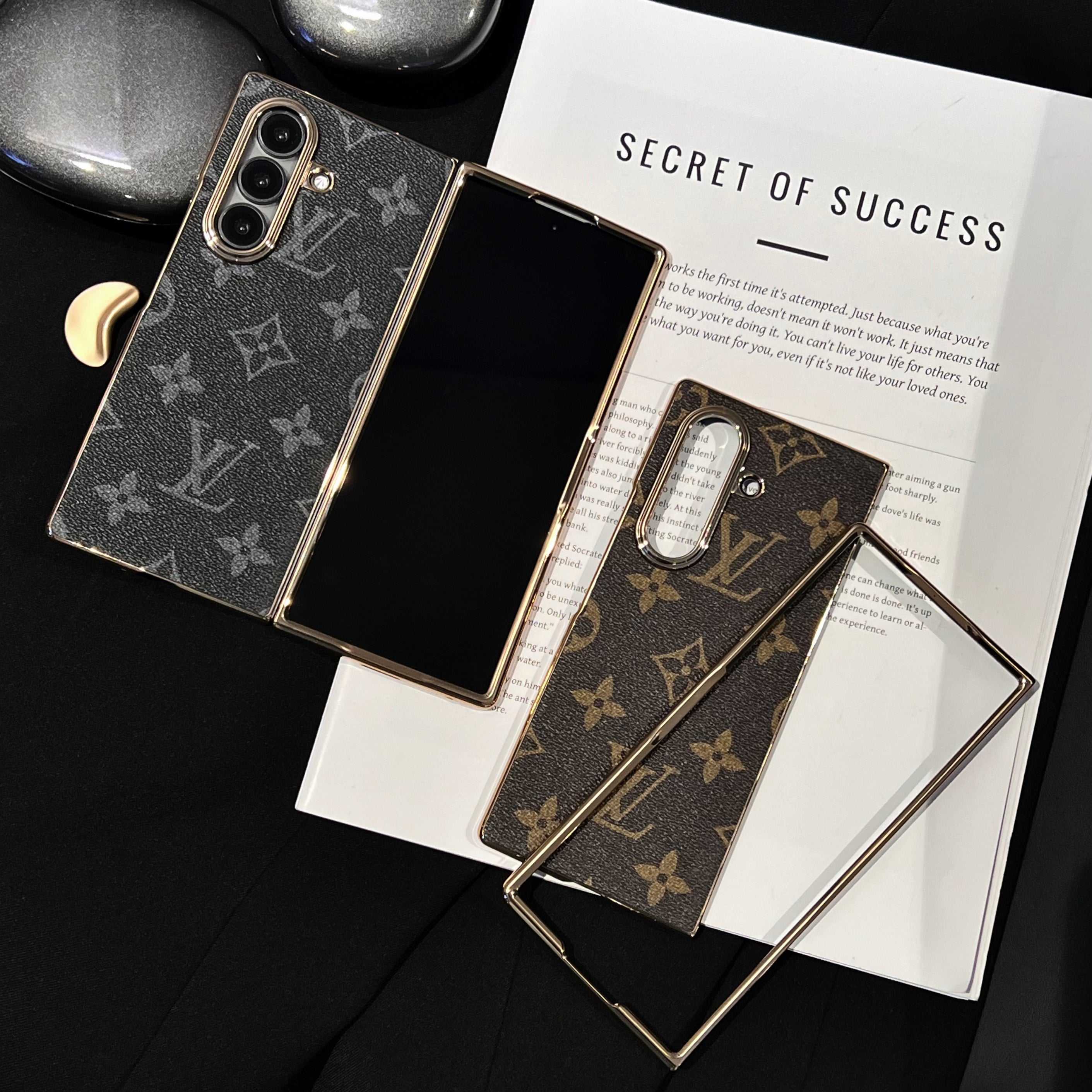 Premium Monogram Samsung Galaxy Z Fold Series Case-RCLV094 - Runycase