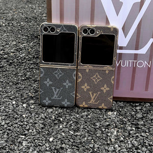 Premium Monogram Samsung Galaxy Z Flip Series Case-RCLV095 - Runycase