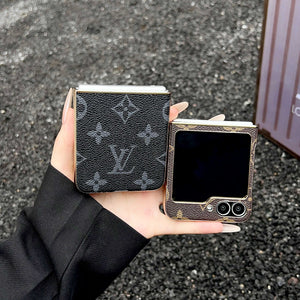 Premium Monogram Samsung Galaxy Z Flip Series Case-RCLV095 - Runycase