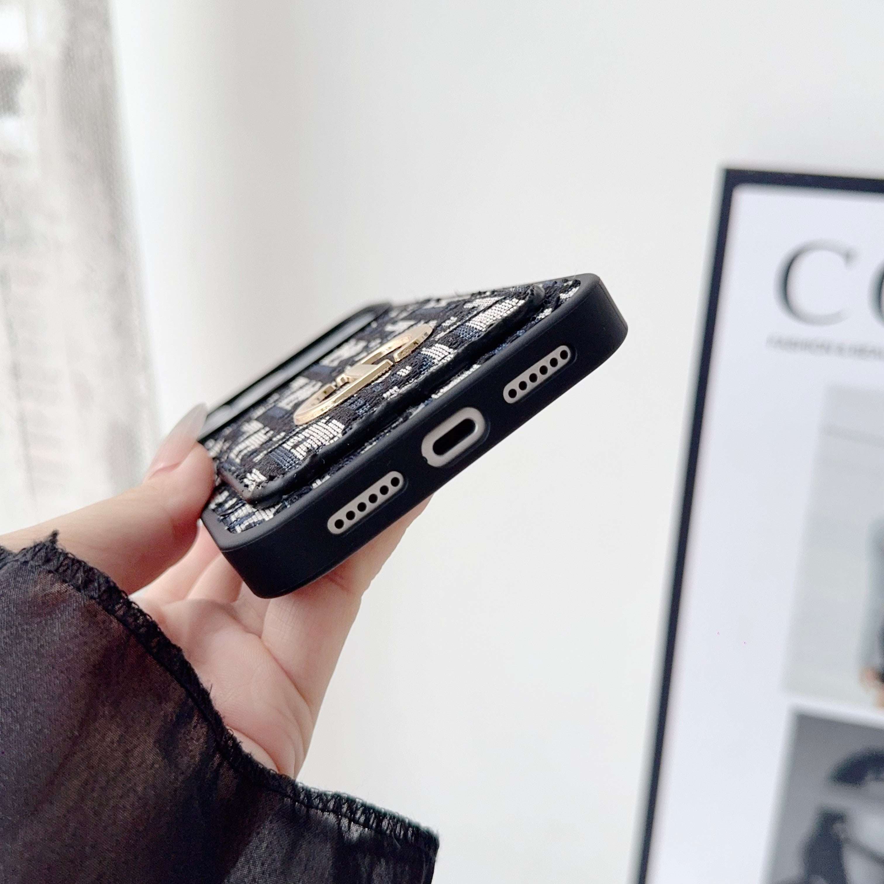 CD iPhone Case With Card Holder -RCCD154