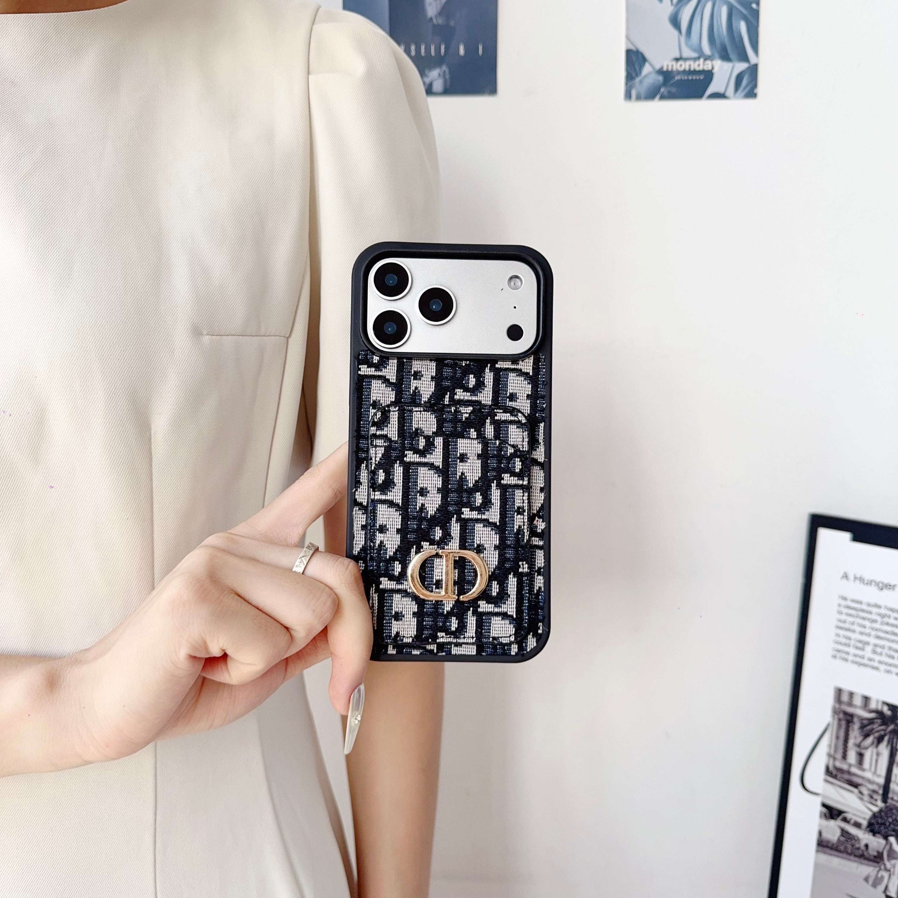 CD iPhone Case With Card Holder -RCCD154
