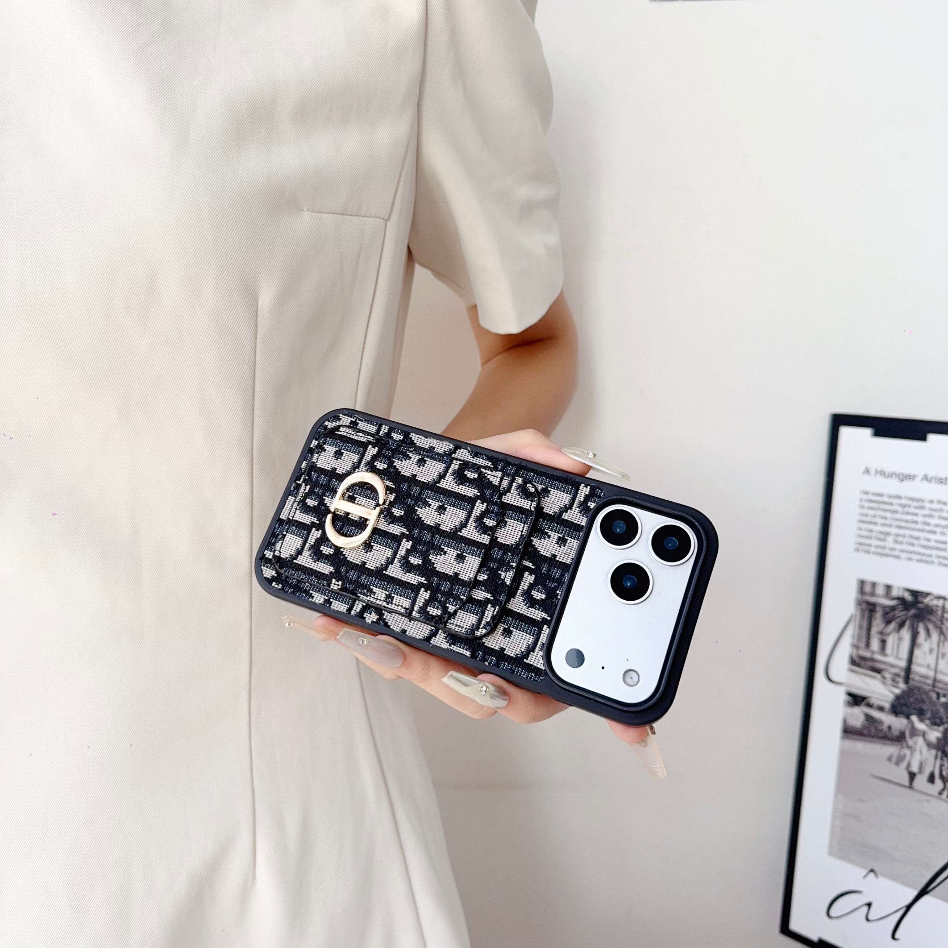 CD iPhone Case With Card Holder -RCCD154
