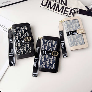 CD iPhone Case With Card Holder And Wrist Strap-RCCD156